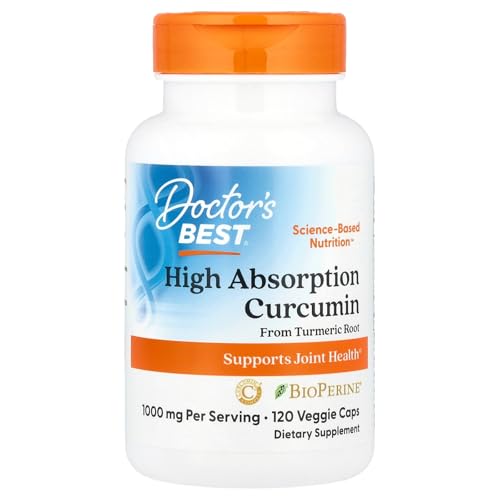 Doctor's Best - 高吸収クルクミン ウコンからルート 500 mg。120カプセル 1