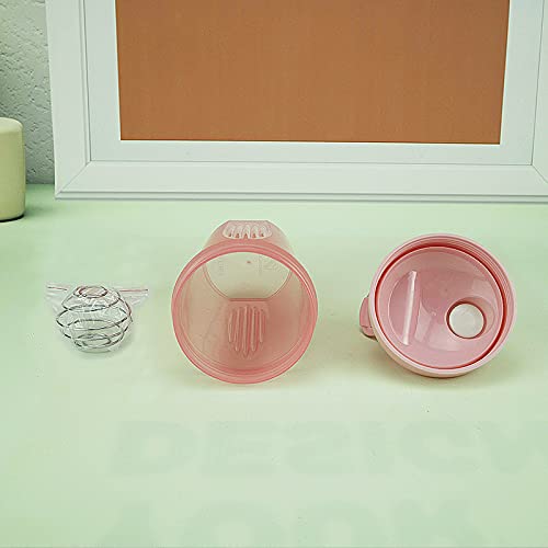 プロテインシェイカー 目盛り シェーカーボトル 400/600/1000ML マイプロテイン ホエイプロテイン 大容量 漏れ防止 フィットネス 栄養 スポーツ 直飲 大容量男女兼用 おしゃれ オフィス アウトドア (400ML-BLACK)の特徴・詳細 画像