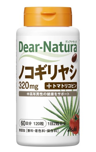 ディアナチュラ ノコギリヤシ 120粒 (60日分) アサヒ サプリ Dear-Natura 国内工場で生産 1日2粒目安の外観・全体像 画像