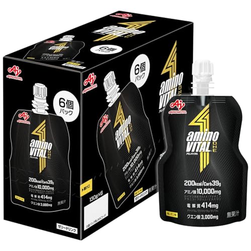 アミノバイタル ONE 味の素130g×6個 塩レモン味 アミノ酸 過去最大量配合 10,000mg クエン酸 3,000mg電解質 ロイシン EAA 1