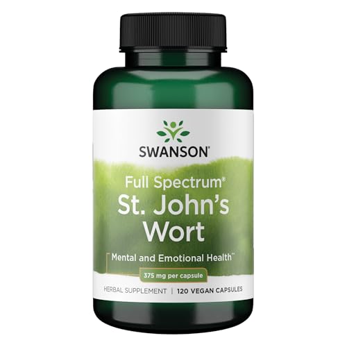 Swanson 〔スワンソン〕 フルスペクトラムセントジョーンズワート 375 mg 120 カプセル 1