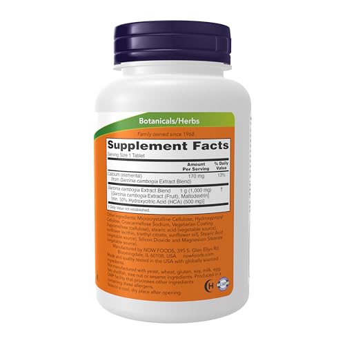[海外直送品] ナウフーズ　 - Garciniaの健康な新陳代謝 1000 mg。120錠剤の詳細・まとめ 画像