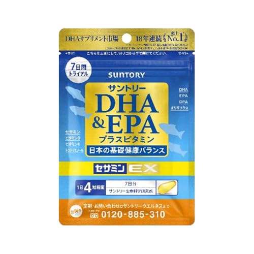 サントリー DHA&EPA＋セサミンEX オメガ3脂肪酸 DHA EPA サプリ (28粒) 1
