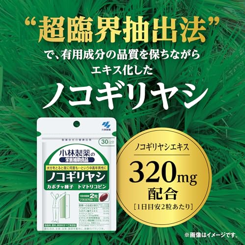 小林製薬の栄養補助食品 [ 公式 ] ノコギリヤシ サプリ 【 水分をとると夜に何度も...とお悩みの中高年 男性へ 】サプリメント [ 栄養補助食品 / 60粒 / 約30日分 ]の特徴・詳細 画像