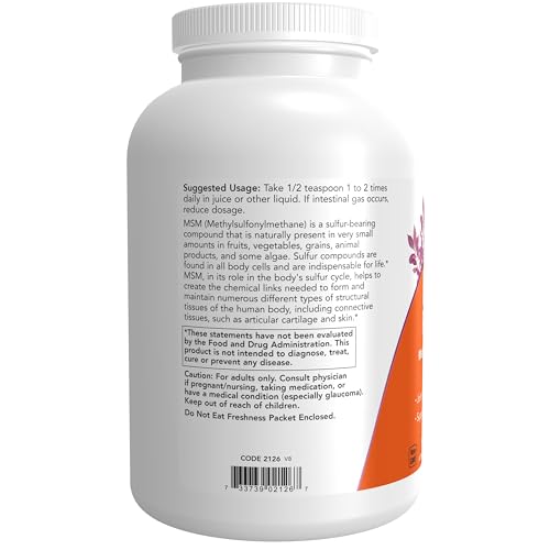 NOW Foods MSM Pure Powder, 1-Pound by Now Foodsの特徴・詳細 画像