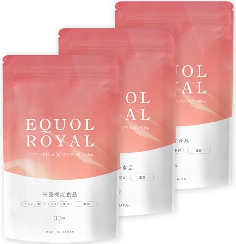EQUOL ROYAL エクオールロイヤル 純エクオール15mg ユーグレナ 3個の外観・全体像 画像