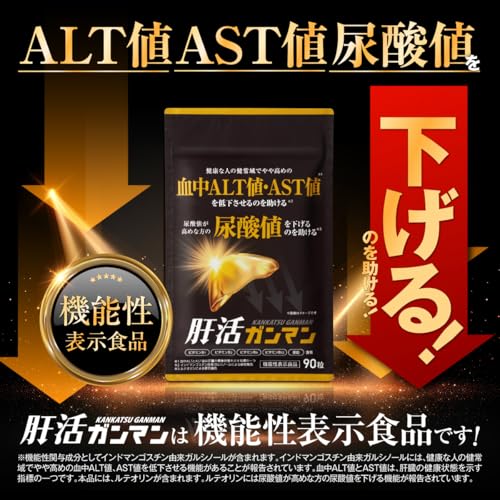【肝臓 尿酸値 内臓脂肪 をケア】haju 肝活ガンマン プレミアム 30粒（10日分）肝臓 尿酸値 お腹の脂肪 BMI サプリ 機能性表示食品の特徴・詳細 画像