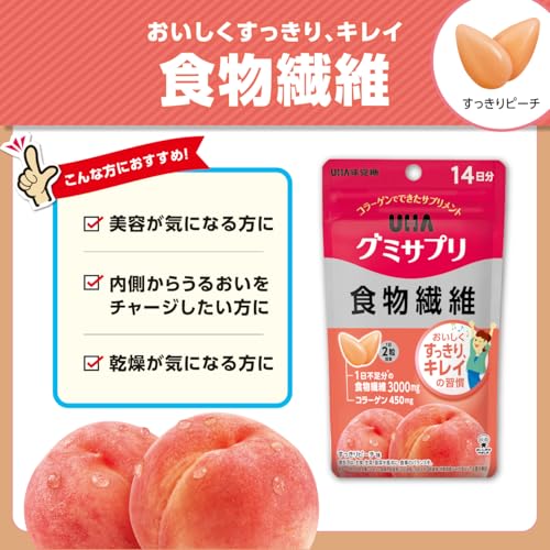 グミサプリ 食物繊維 14日分 (1袋)の詳細・まとめ 画像